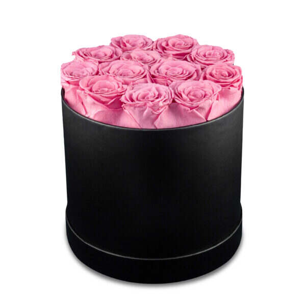 Round Rose Box - 12 roses (12 boxes pack)