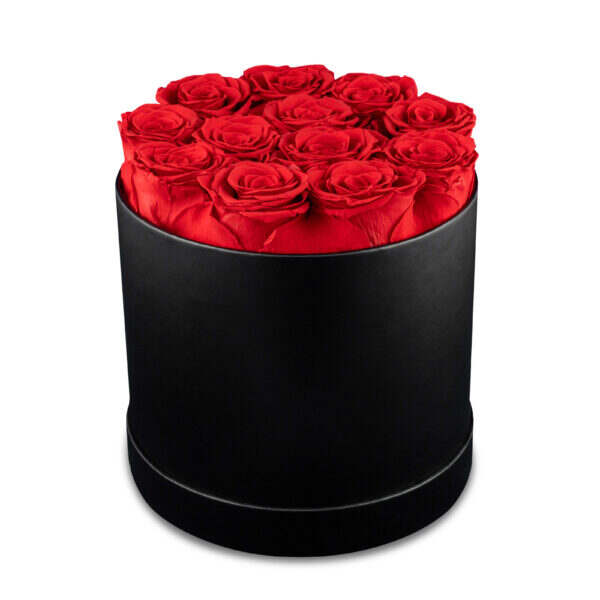 Round Rose Box - 12 roses (12 boxes pack) - Image 3