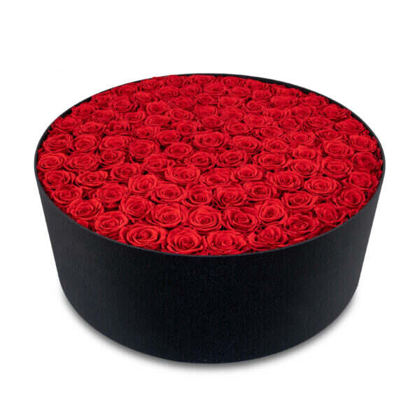 Round Rose Box-99 roses (2 boxes pack) - Image 2